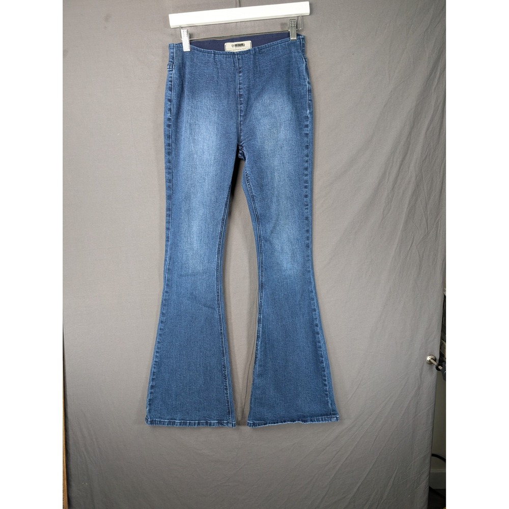 Rock and Roll Denim Bargain Bell Pull On Flare‎ Jeans 27x34 Blue